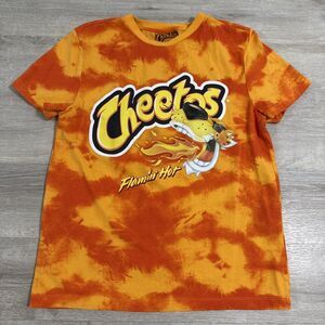 Cheetos Shirt Flamin' Hot Chester Cheetah Tie Dye Orange Small Tee
